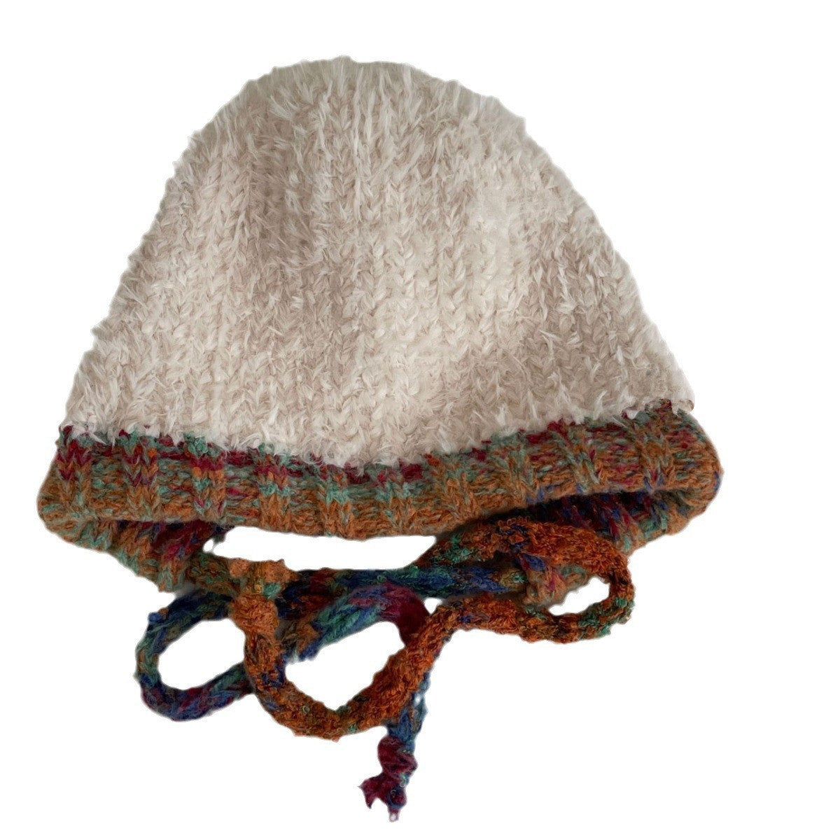 Big Head Circumference Plush Knitted Hat Children