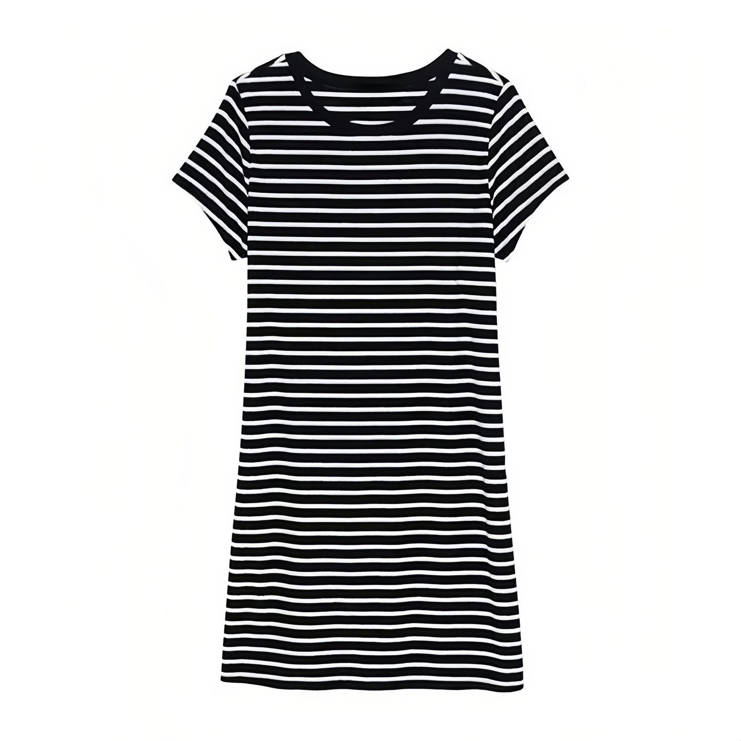 Knitted Striped Long Stylish Casual Elegant Dress
