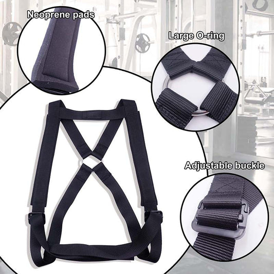 Weightlifting Belt With Weight Plates For Fitness Training