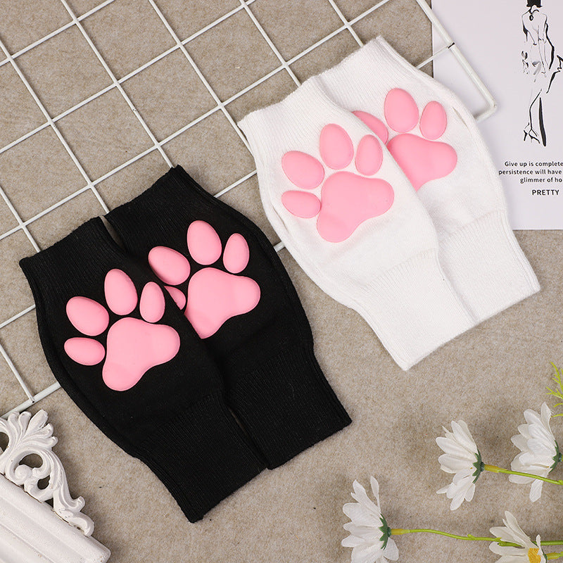 Fashion Cute Cat Plush Gloves For Girls