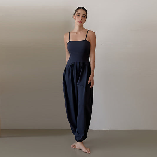 Fashion Personality Women's Fitness Sports One-piece Jumpsuit