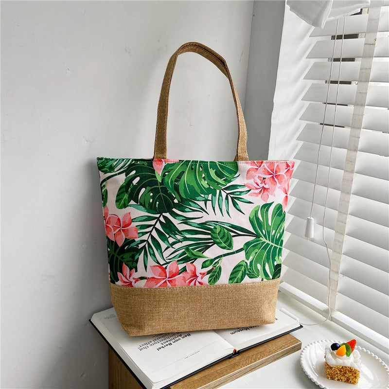 Women's Canvas Handbag Casual Simple Shoulder