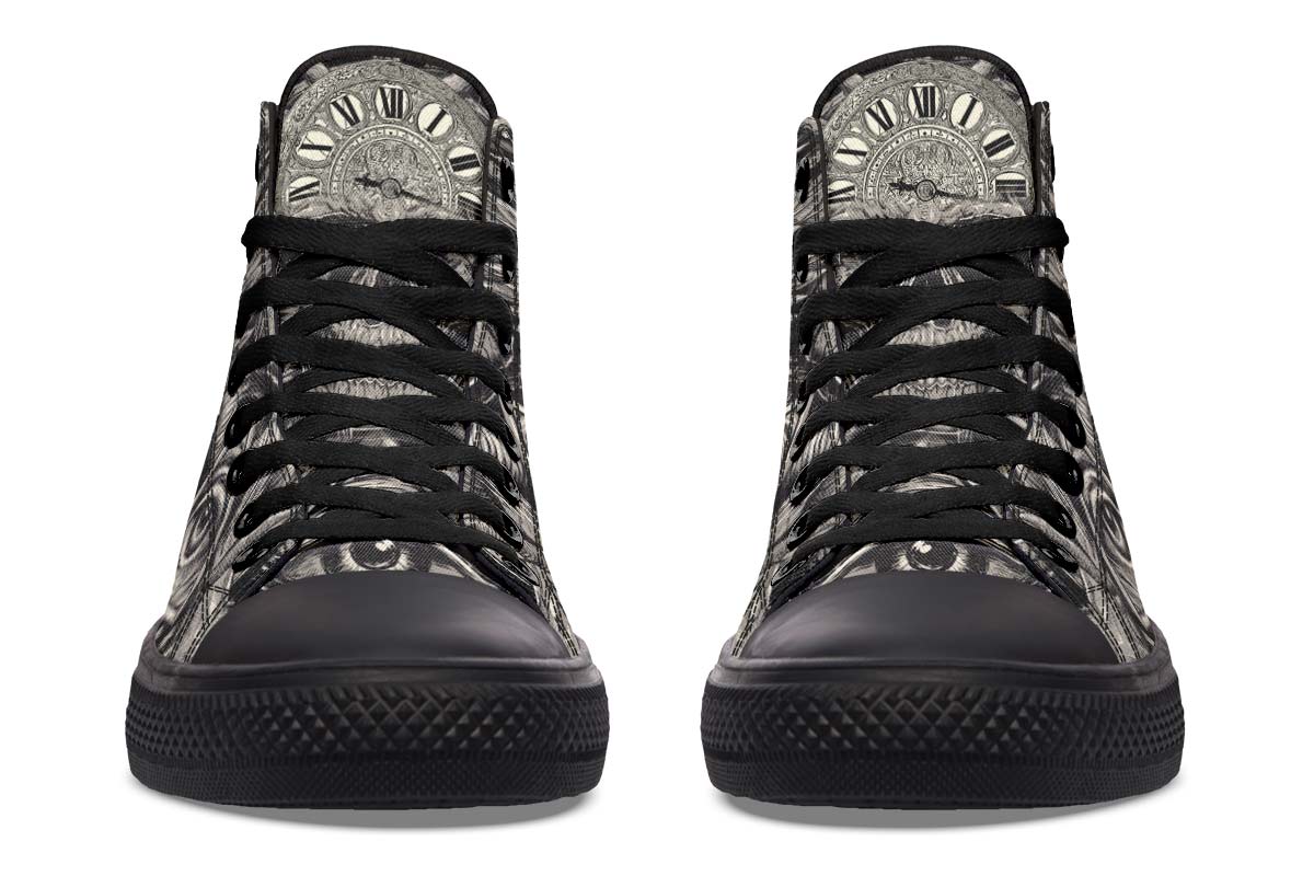 Printed Couple High-top Canvas Shoes