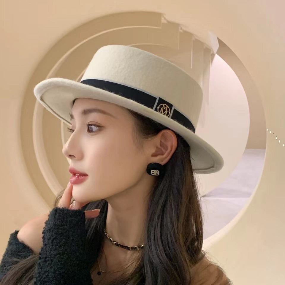 Retro flad tophat filthat til kvinder
