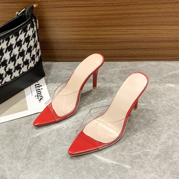 Women's Ultra-high Vamp Stiletto Heel Slippers