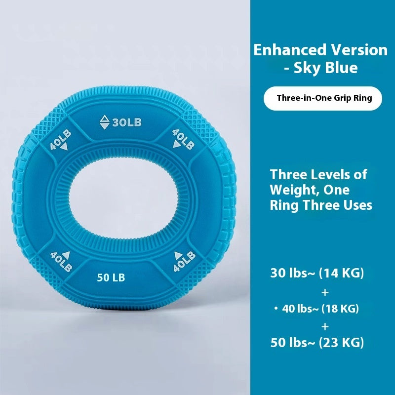 Silicone Grip Ring Decompression Decompression Building Up Arm Muscles Training Five Finger Strength Rehabilitation Grip Strength Exercise Hand Strength Equipment
