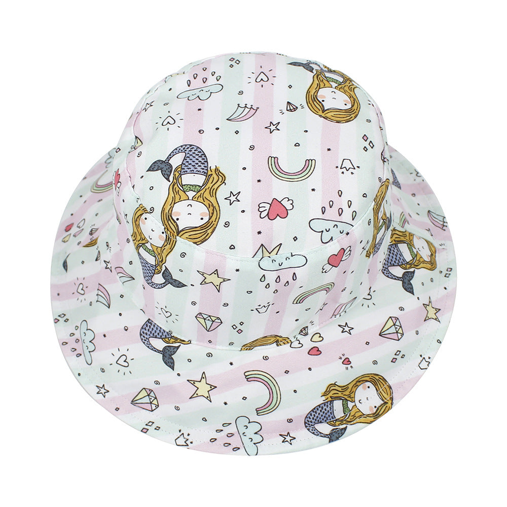 Children's Sun Double-sided Baby Bucket Hat