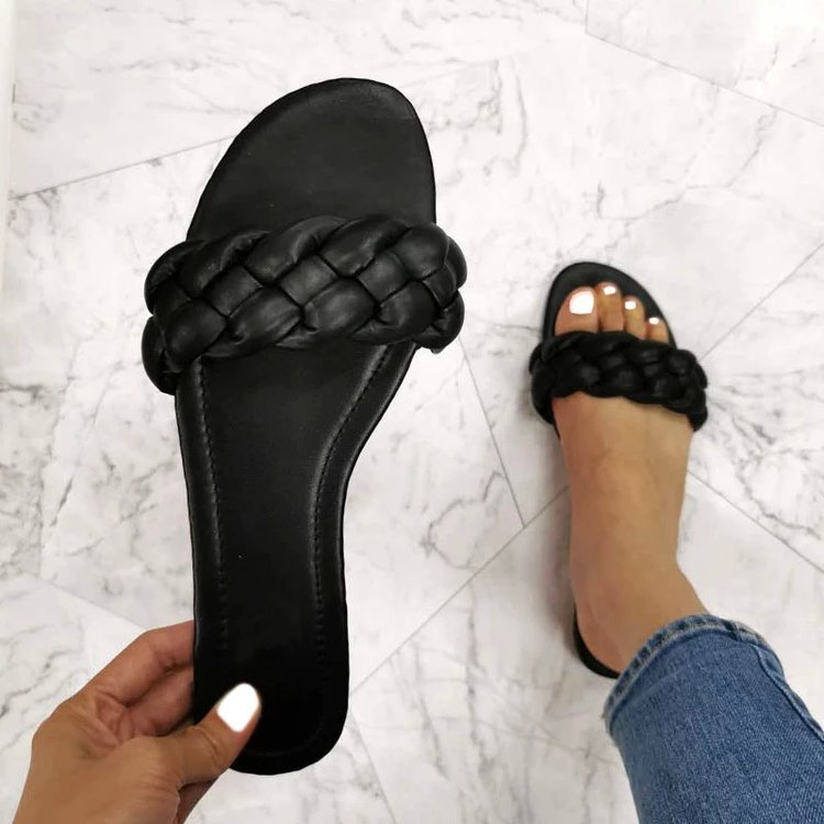New Sponge Woven Sandals And Slippers