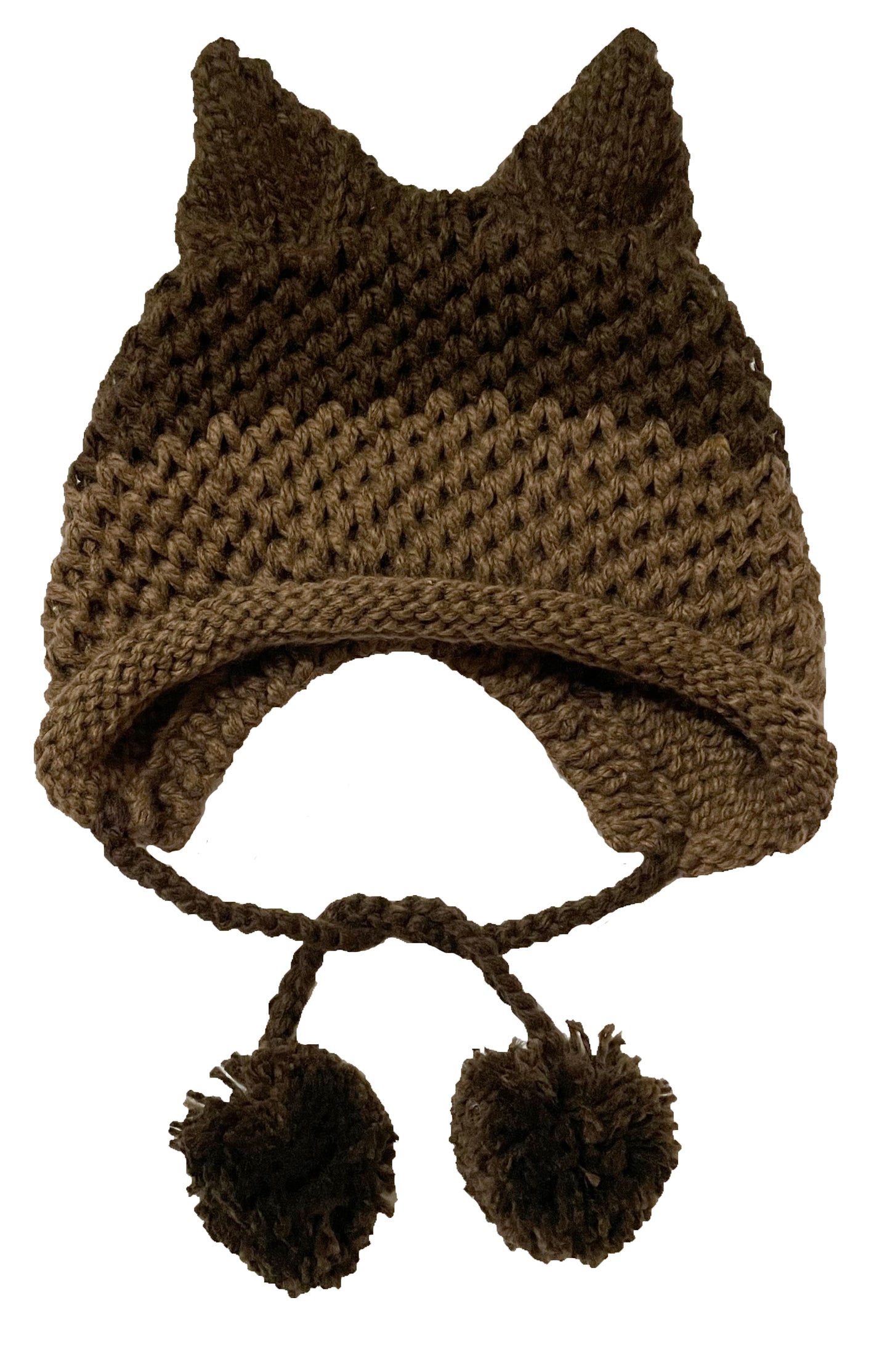 Fox Hat Colorblock Ear Fur Ball