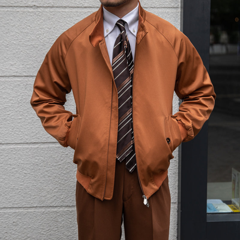 Vintage Stand-up Collar Short Jacket Waterproof For Men