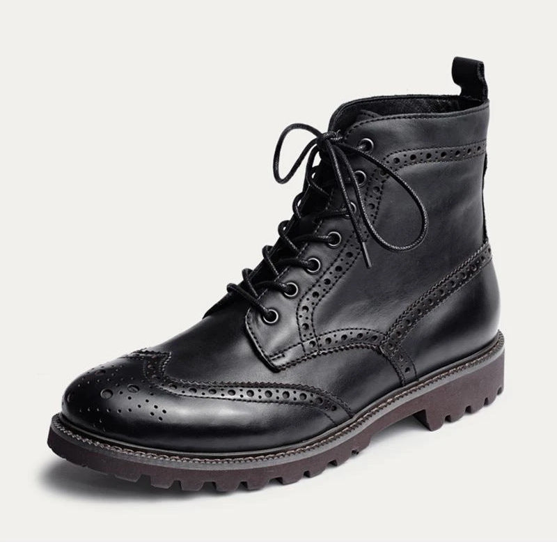 Low Heel Round Toe Low Top Men's Martin Boots
