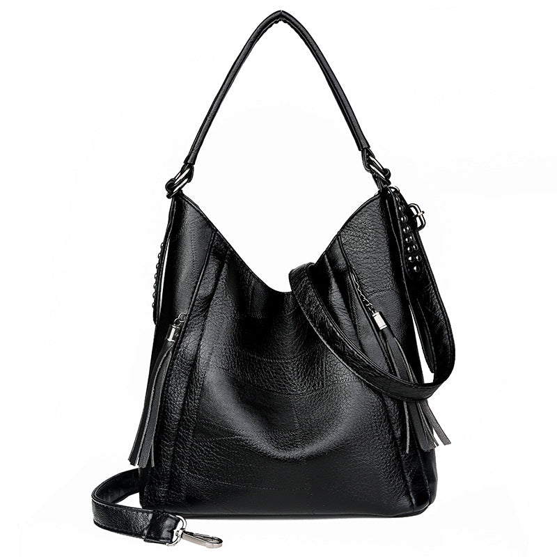 Handbag Large Capacity Mother Bag Pu Leather