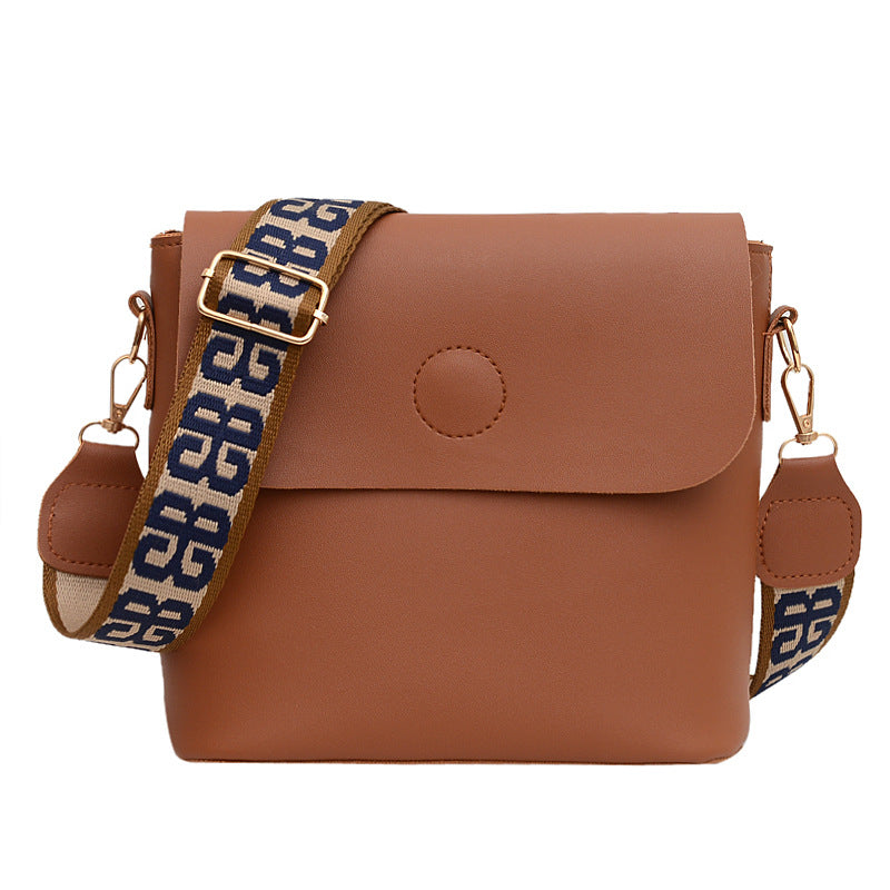 Retro Fashion PU Messenger Temperament Western Style Shoulder Bag