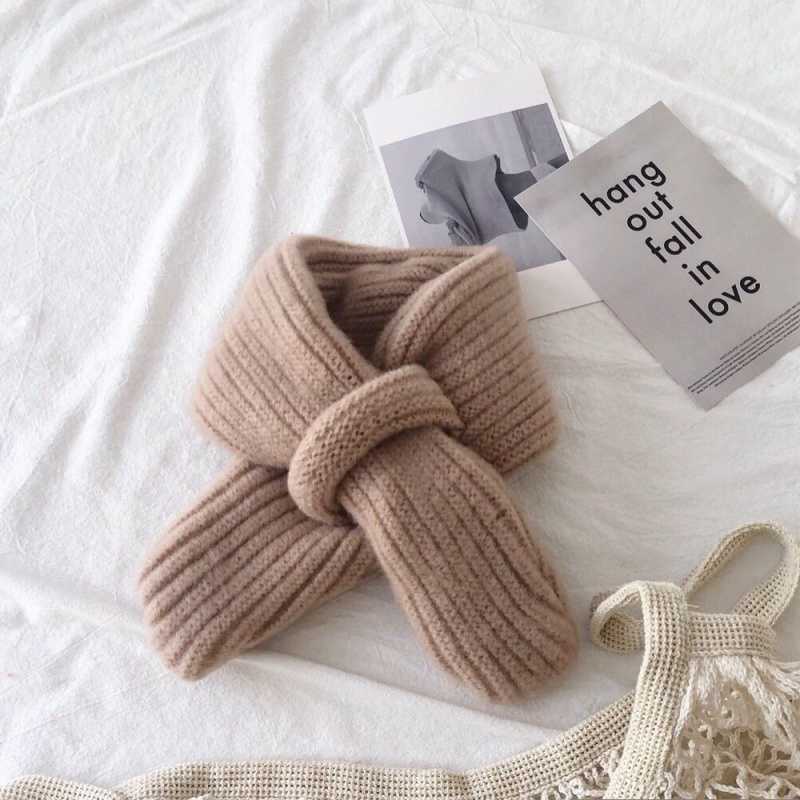 Candy Color Sleeve Children's Scarf Neck Cover