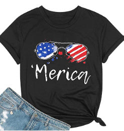 3D Print Women's Street Short-sleeved Sports T-shirt Top