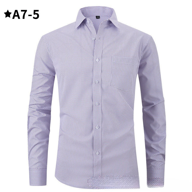 Commute Minimalist Leisure Men's Plaid Shirt