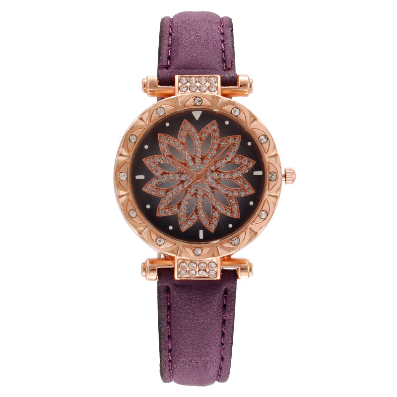 Stars To Run Women's Watch Female Skin Belt Quartz Fashion Watch