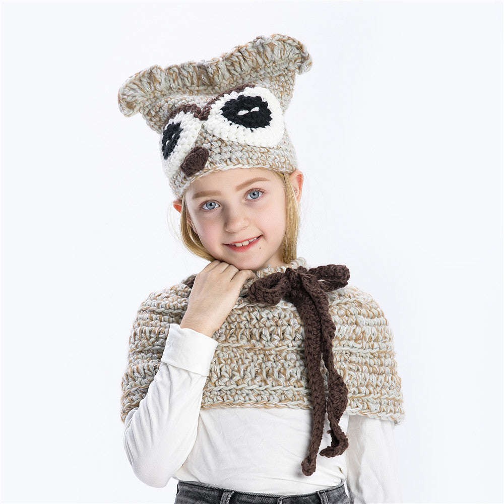 Fashion Personality Children's Owl Woolen Hat