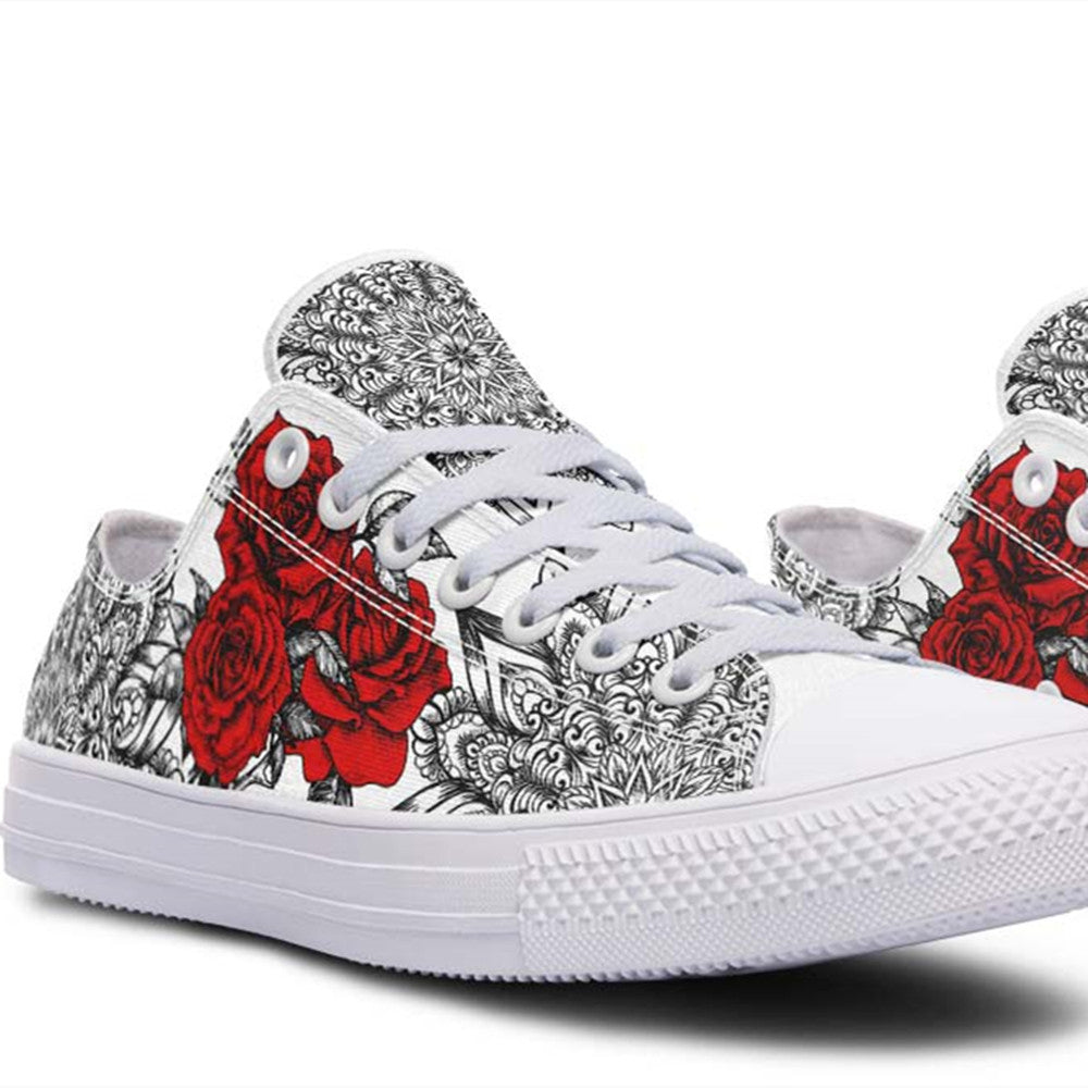 Fashion Print Couple Low-Top Canvas Shoes