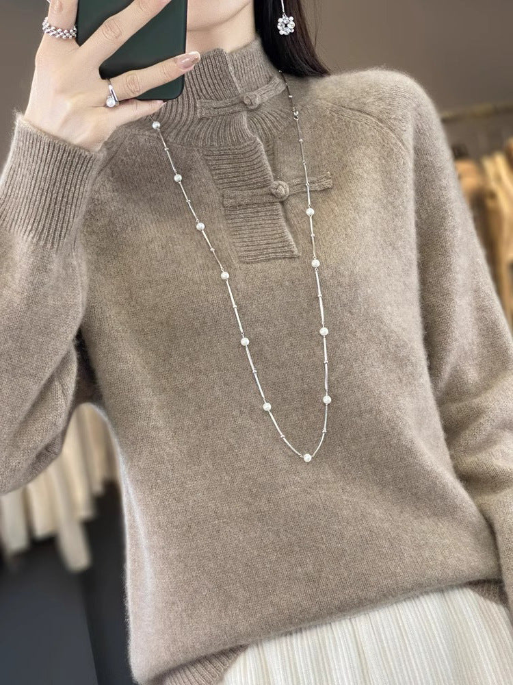 National Style Sweater Sweater Thickened Warm Stylish Shirt Long Sleeve