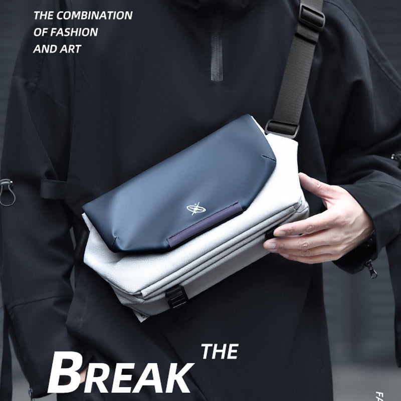 Functional Messenger Bag Men's Shoulder Bag Large Capacity Postman Computer Bag