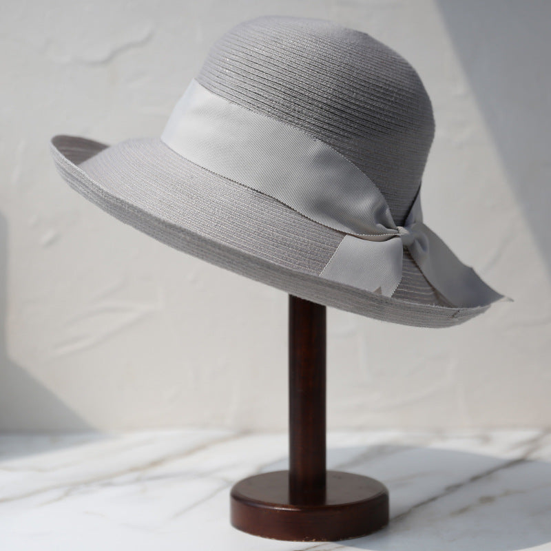 Women's Foldable Bucket Hat With Bow