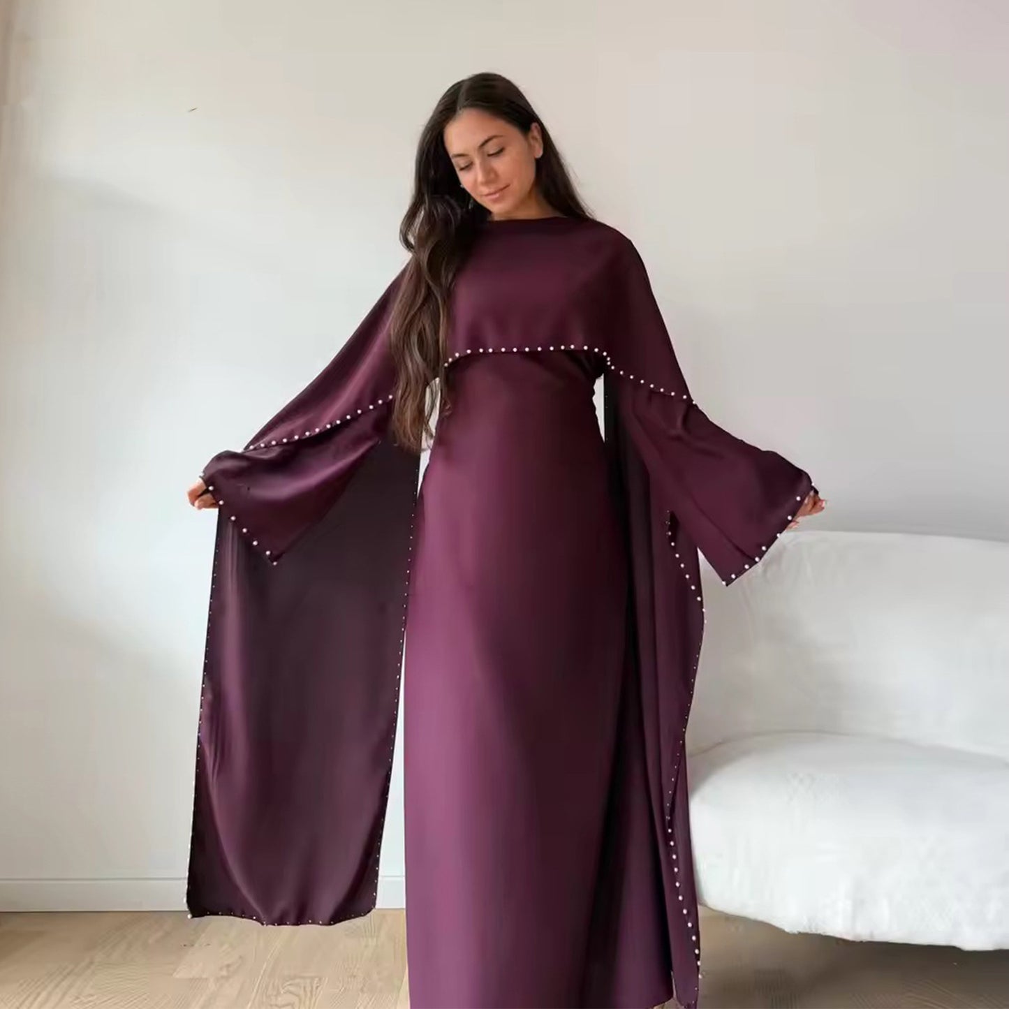 Luxurious Embroidered Gown The Jewel Of The Middle East