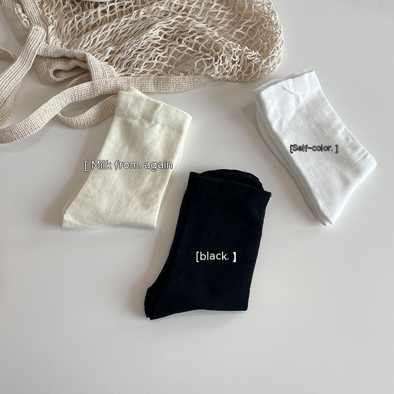 Fashion Socks Women's White Stretch