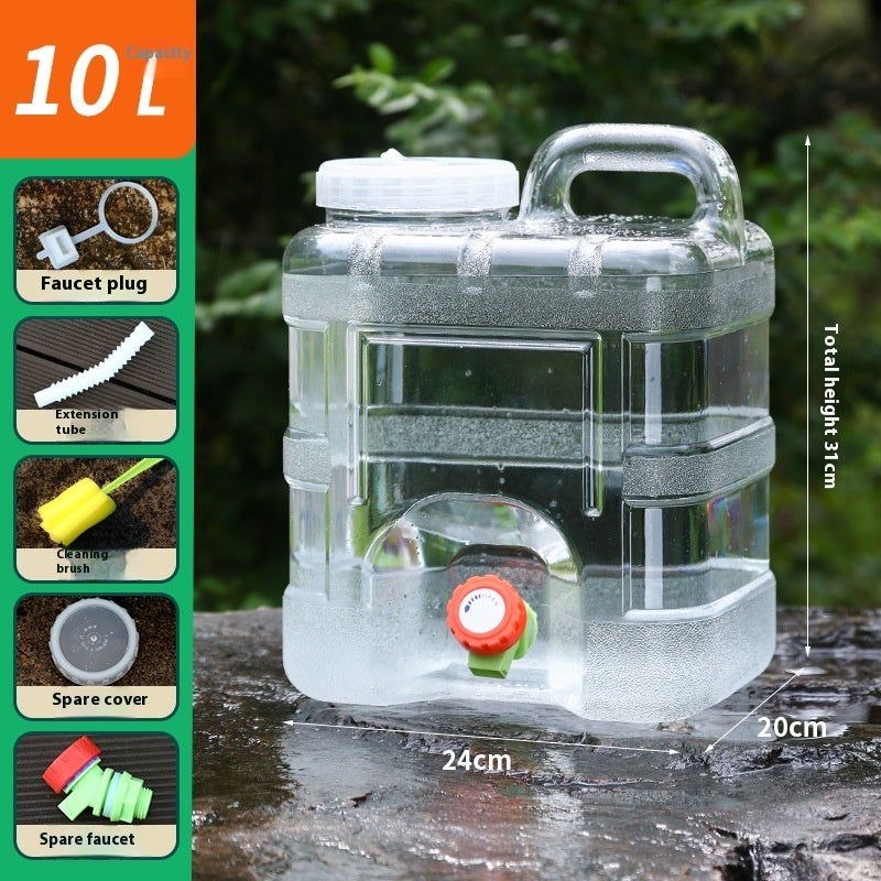 Outdoor Bucket Household Water Breaker Car Camping With Faucet