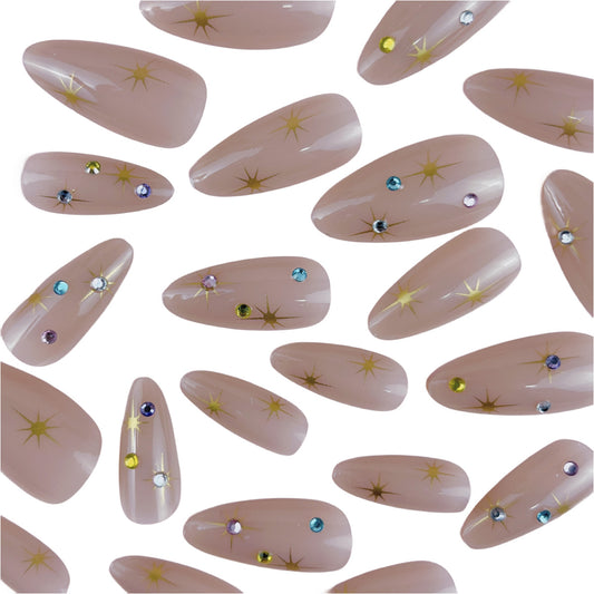 Women's Fashion Drop Shape Press-on Fingernail