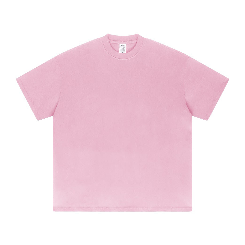 Solid Color Loose Half-sleeved T-shirt