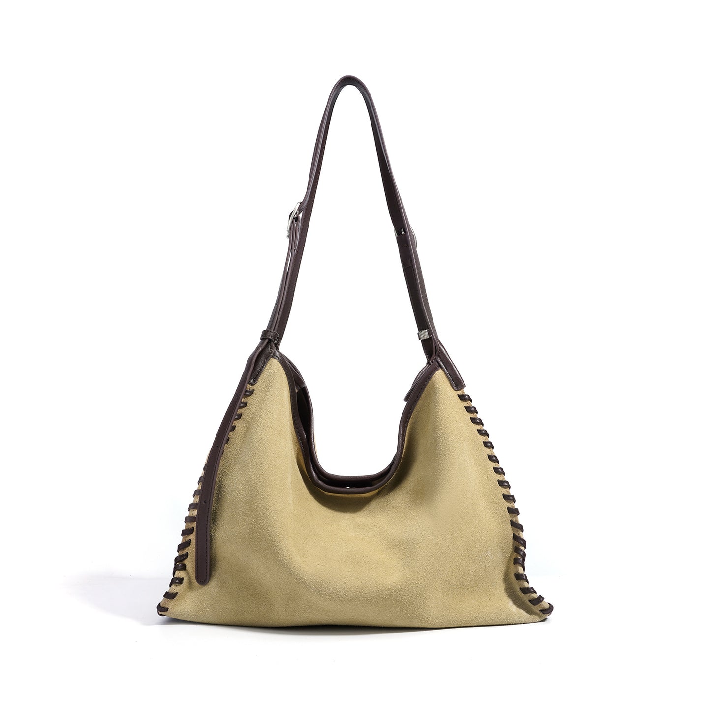 Womens Matte Leather Shoulder Commuter Crossbody Bag