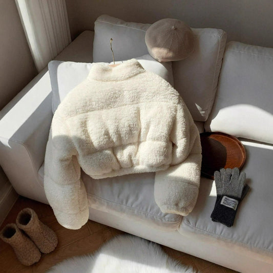 European And American Jacket Lambswool Vintage Coat