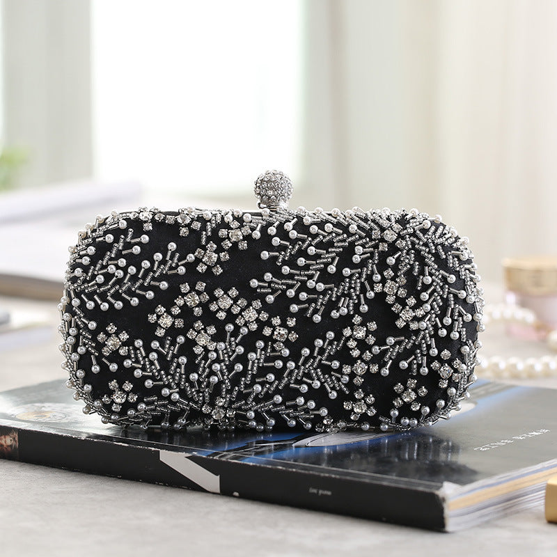 Damebroderet Diamant Aftentaske Festclutch