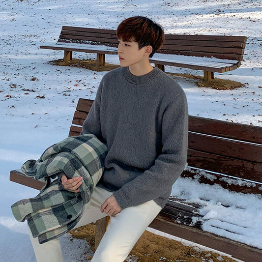 High-end Sweater Men's Korean-style Fashion Loose