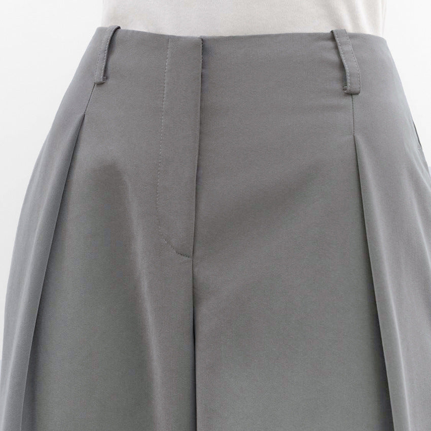 High Waist Drape Wide-leg Pants Women's Casual Loose