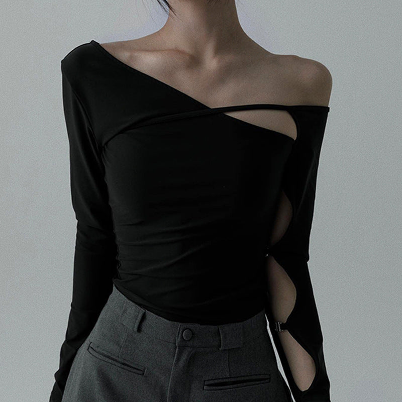 Stylish And Minimalist Long Sleeve Top For Women