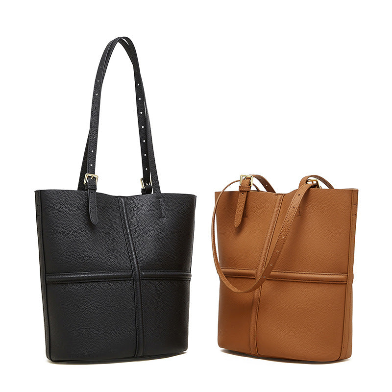 First Layer Cowhide Portable One Shoulder Combination Bags Crossbody
