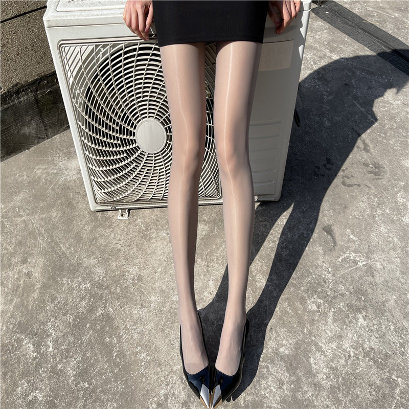 High Elastic Water Light Horse Oil Socks Reflective Women