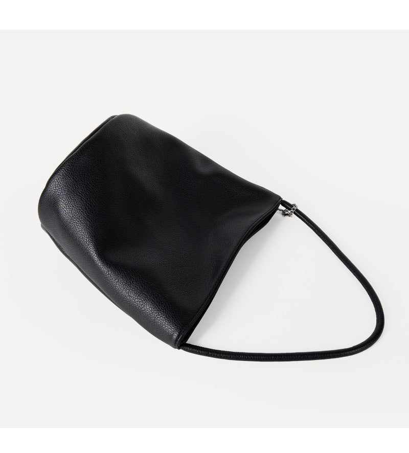 Niche Soft Leather Large Capacity Shoulder Bag Simple All-match