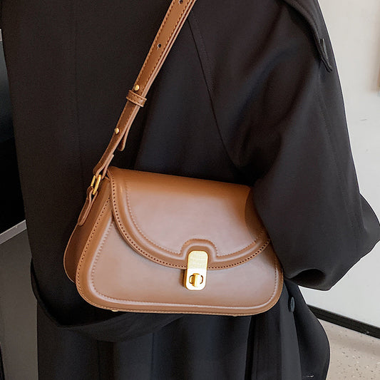 Women's Fashion Simple Solid Color Crossbody Bag