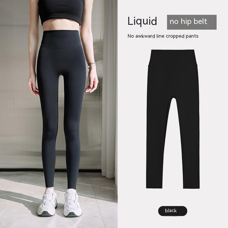 Cropped Shark Pants Women's Outer Wear Base Seamless High Waist