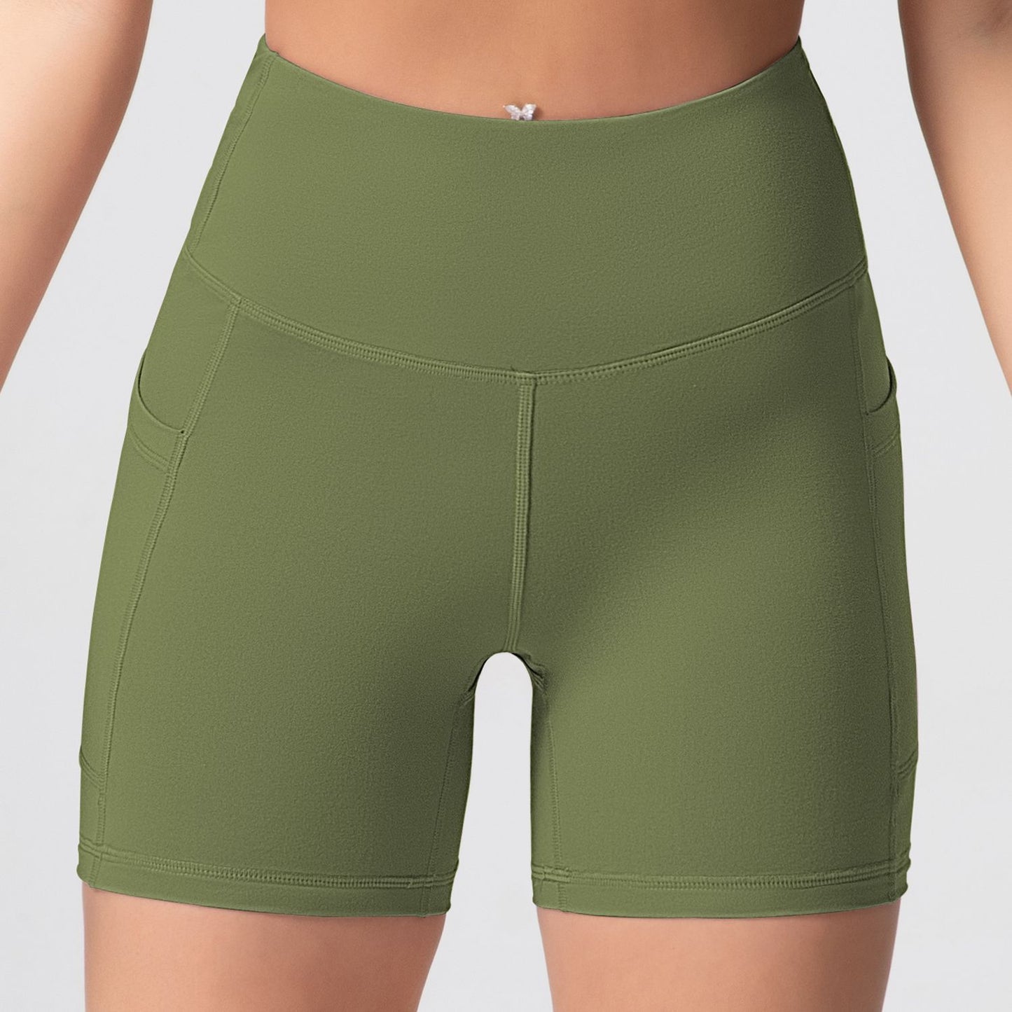 Womens Stylish Sexy High-waisted Cropped Pants That Create A Slimming Look