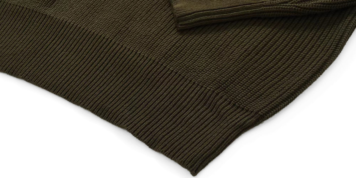 Ami Kaji Semi-turtleneck Fashion European Sweater