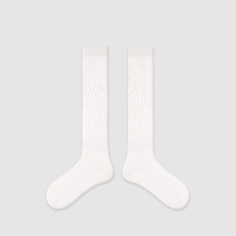 Women's Socks Spring And Summer Black Flowers