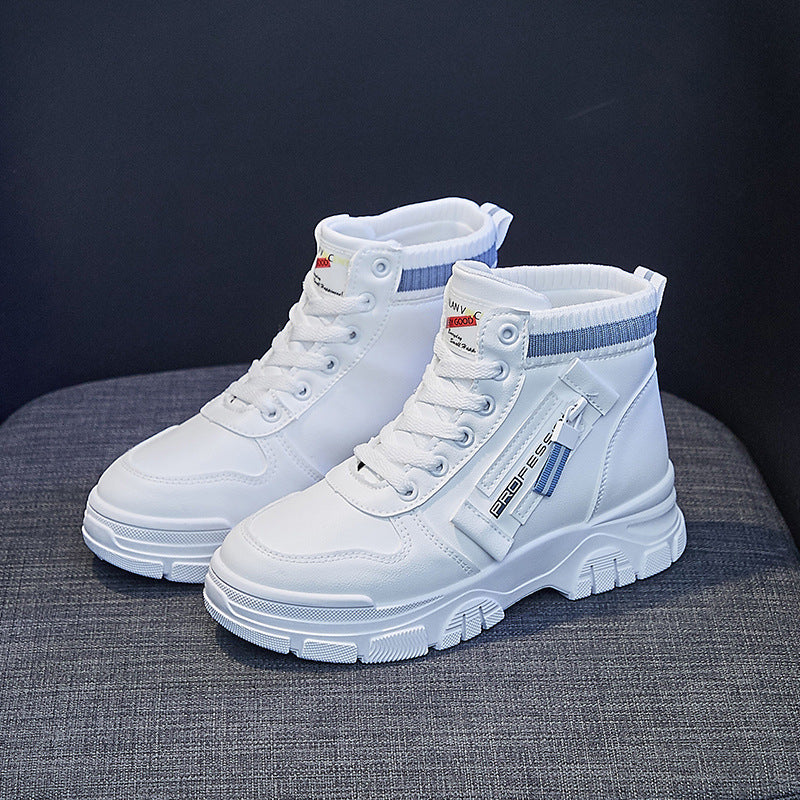 Winter New Warm Student Ankle Boots Platform