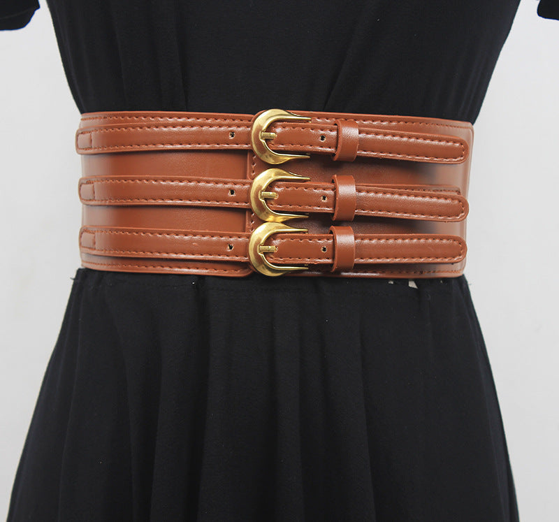 Belt Belt Dual-use Wide Ladies Decoration All-match Coat Suit Skirt Sweater