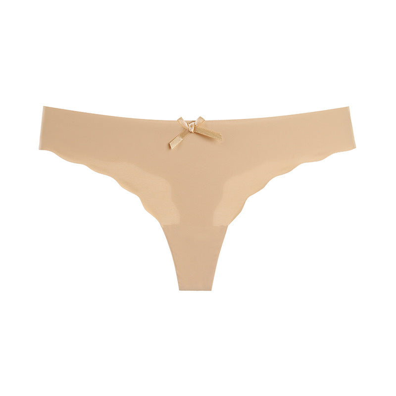 Women's Thong Elastic One-piece Seamless T-pants