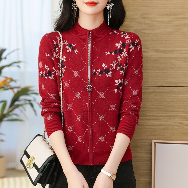 Women's Half Turtleneck Sweater Long Sleeve Loose