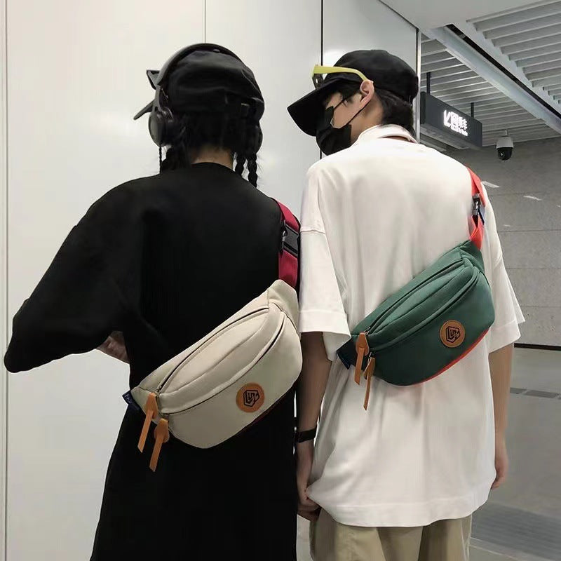 Crossbody All-matching En Skulder Sport Taljetaske Til Kvinder